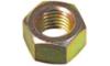 2 In GRADE 8 (ALLOY) FINISHED HEX NUTS ZINC YELLOW - FINE